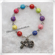 Catholic Multi Colors Cross Beads Plastic Finger Rosary (IO-CE057)